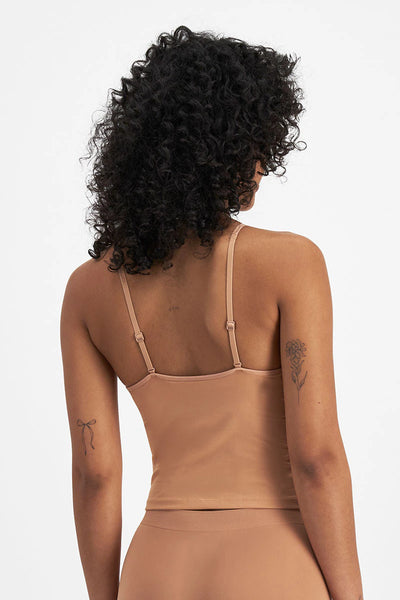 Bonds Womens Bases Seamless Singlet - Blush Latte
