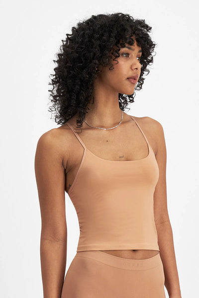 Bonds Womens Bases Seamless Singlet - Blush Latte