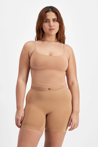 Bonds Womens Bases Seamless Singlet - Blush Latte