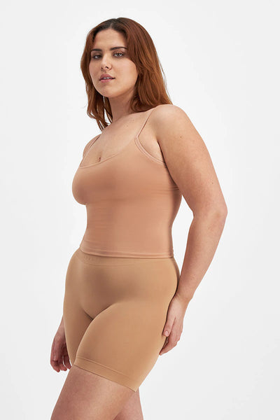 Bonds Womens Bases Seamless Singlet - Blush Latte