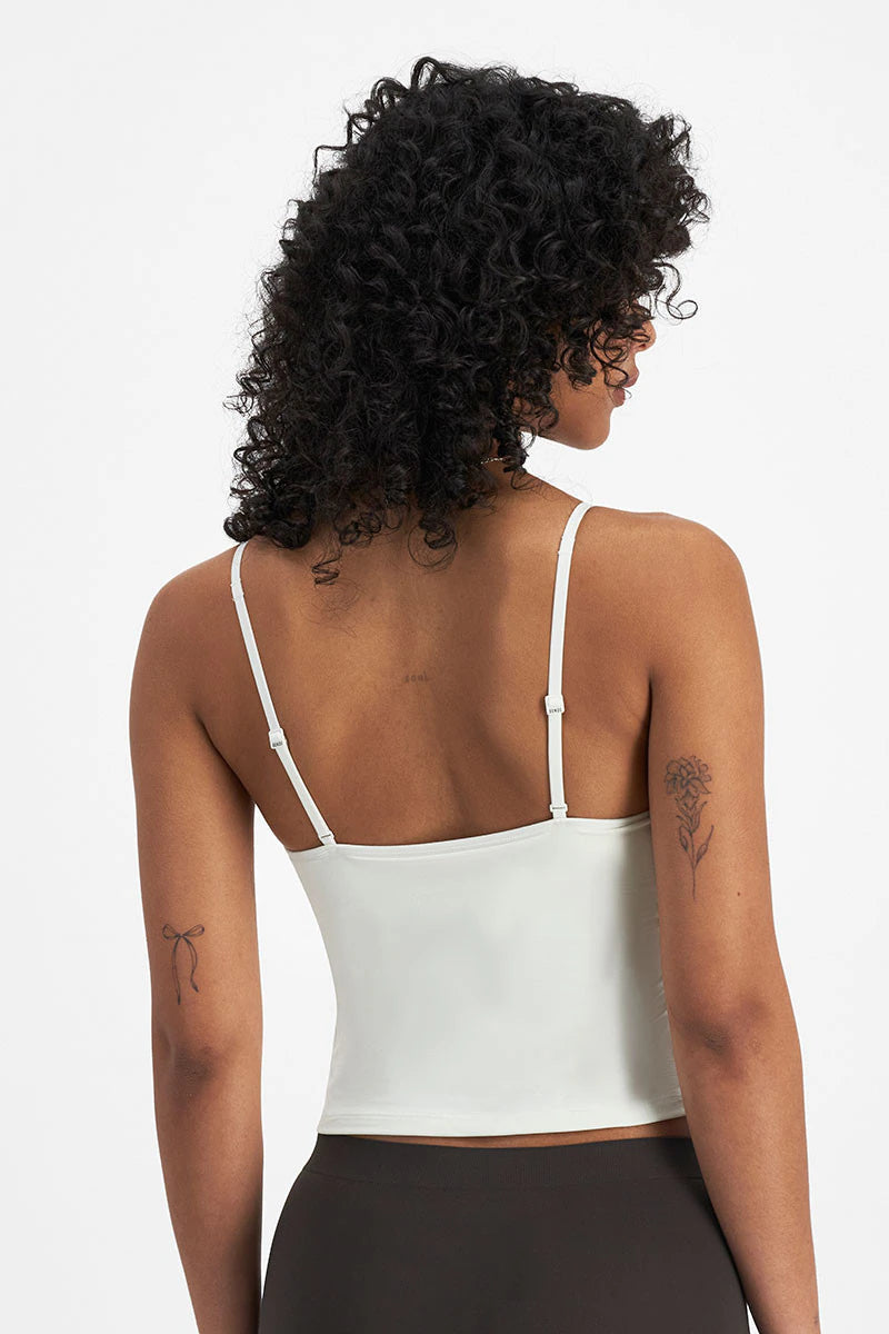 Bonds Womens Bases Seamless Singlet - Pale Bone