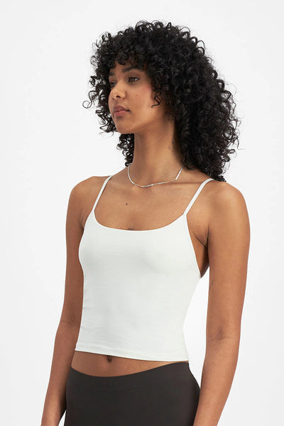 Bonds Womens Bases Seamless Singlet - Pale Bone