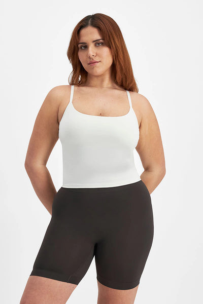 Bonds Womens Bases Seamless Singlet - Pale Bone