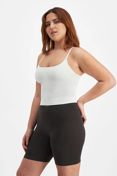Bonds Womens Bases Seamless Singlet - Pale Bone