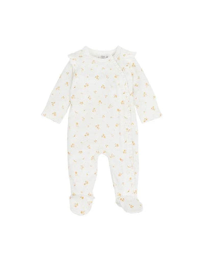 Bebe By Minihaha Bailey Floral Print Long Sleeve Zip Onesie - Bailey Print - Outlet Shop For Kids