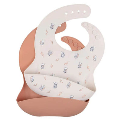 Bebe By Minihaha Koala Print 2 Pack Silicone Bibs - Outlet Shop For Kids