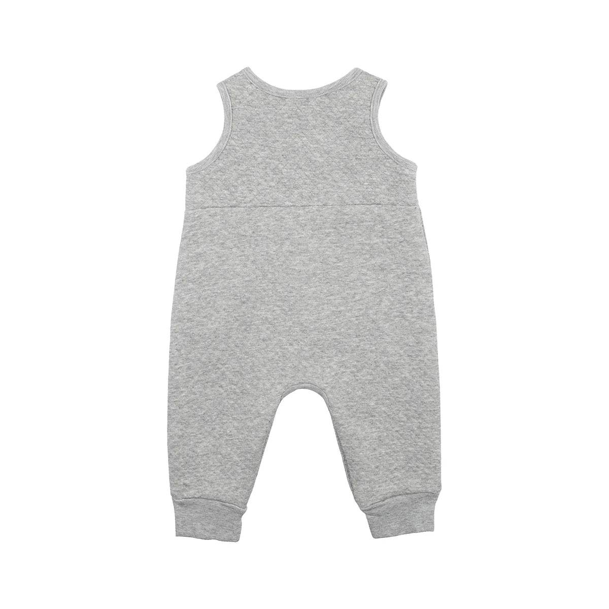 Bebe By Minihaha Llama Quilted Overall - Grey Marle - Outlet Shop For Kids