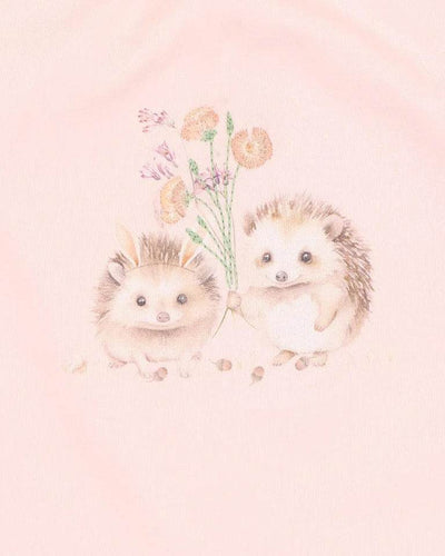 Bebe By Minihaha Nancy Hedgehog Tee - Peachy Pink - Outlet Shop For Kids