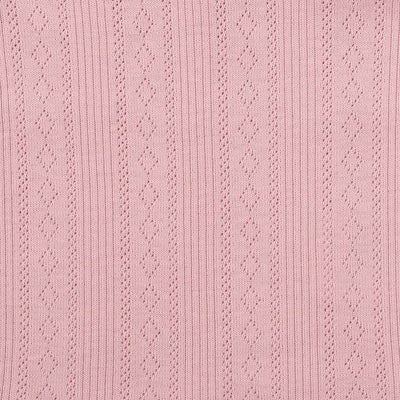 Bebe By Minihaha White Label Dusky Pink Organic Pointelle Long Sleeve Tee - Outlet Shop For Kids