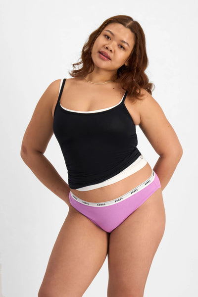 Bonds Womens Bikini 4 Pack - Pink/Orange/Khaki/Lilac
