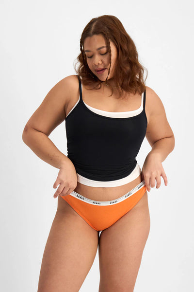 Bonds Womens Bikini 4 Pack - Pink/Orange/Khaki/Lilac