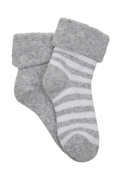 Bonds Baby WonderSocks 2 Pack - Grey - Outlet Shop For Kids