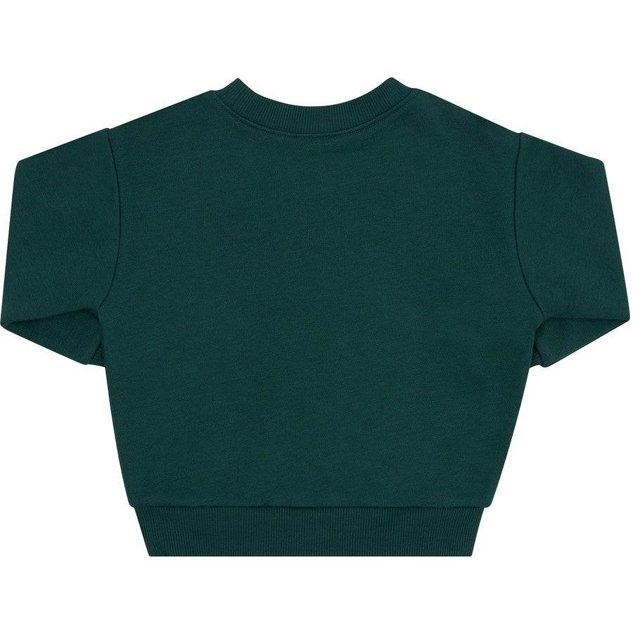 Bonds Everyday Fleece Pullover - Cotton Forest Gem - Outlet Shop For Kids