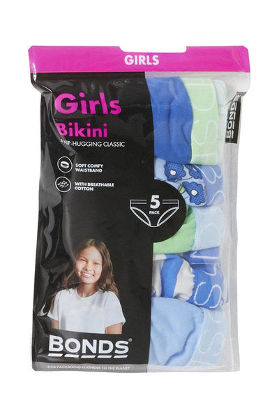 Bonds Girls Bikini 5 Pack - Garden Boquet - Outlet Shop For Kids