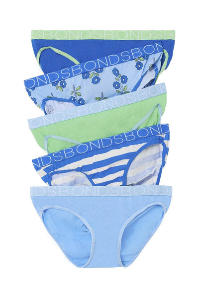 Bonds Girls Bikini 5 Pack - Garden Boquet - Outlet Shop For Kids