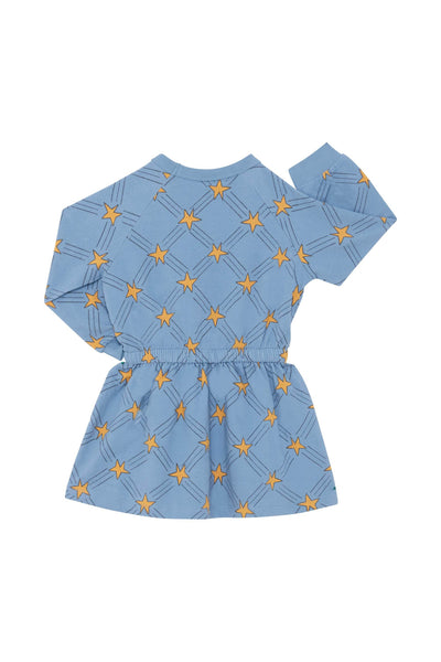 Bonds Girls Soft Threads Dress - Starlit Check Blue - Outlet Shop For Kids