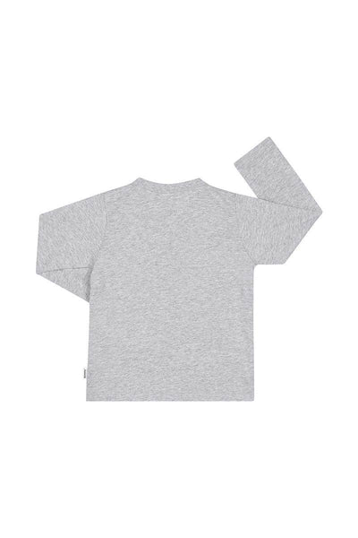 Bonds Kids Long Sleeve Crew Tee - New Grey Marle - Outlet Shop For Kids