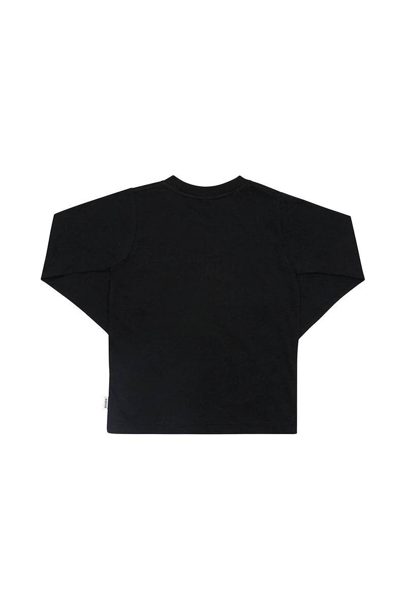Bonds Kids Long Sleeve Crew Tee - Nu Black - Outlet Shop For Kids
