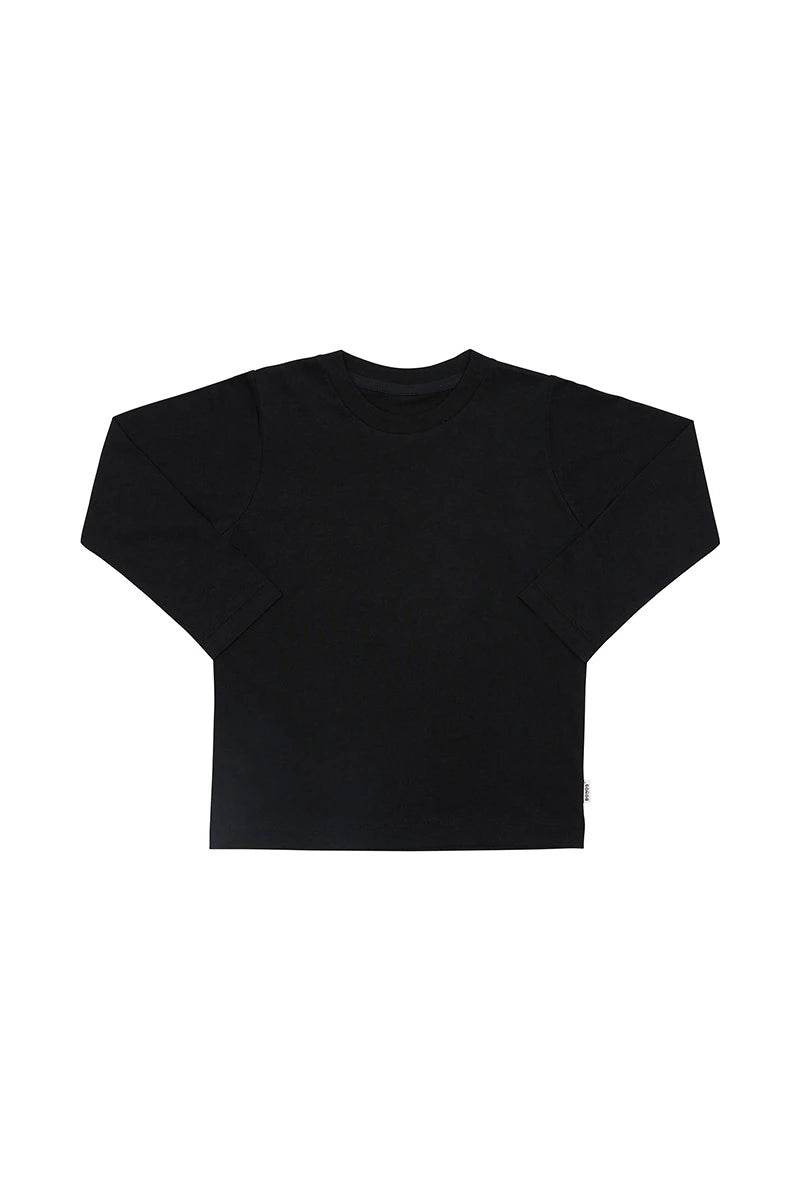 Bonds Kids Long Sleeve Crew Tee - Nu Black - Outlet Shop For Kids
