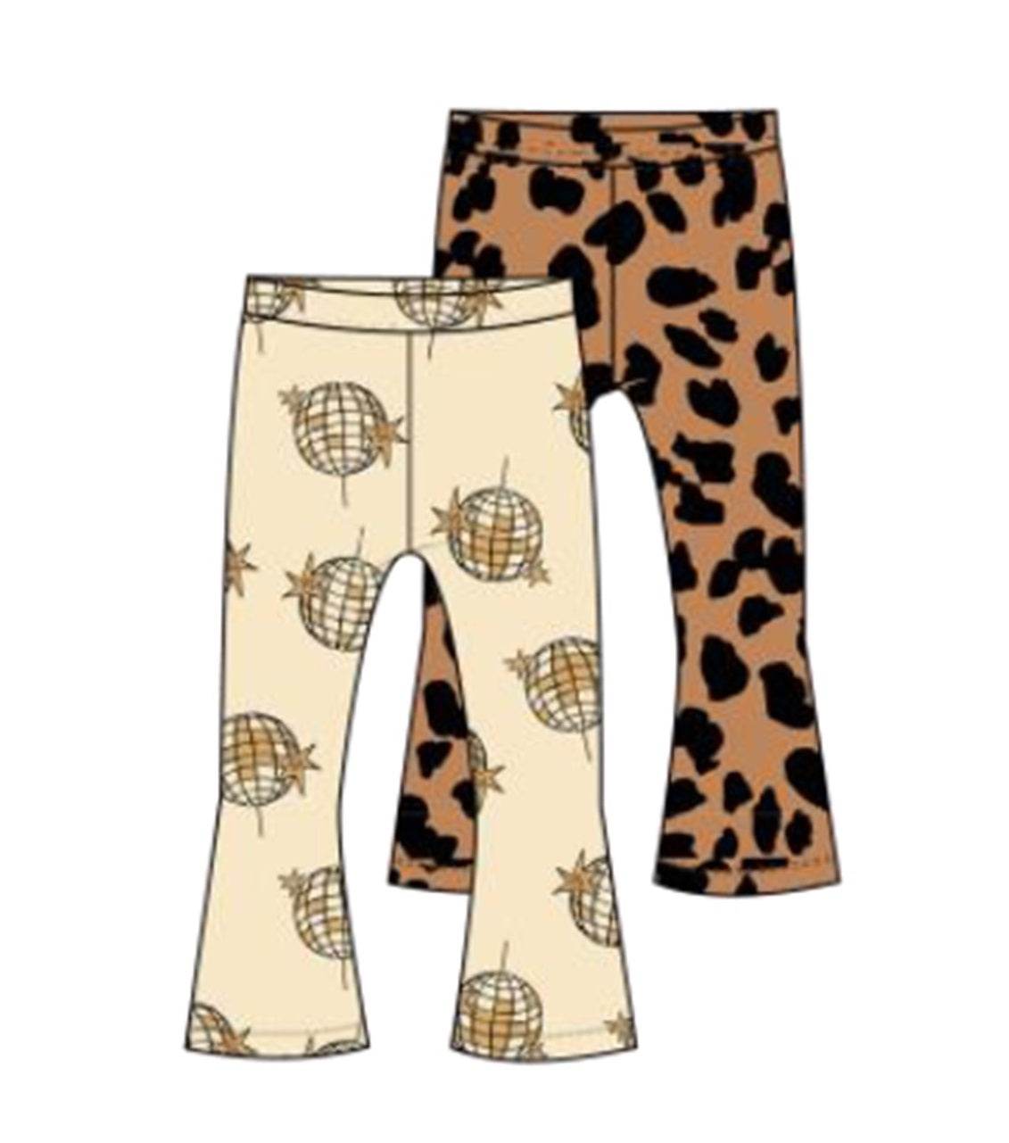Bonds Kids Next Gen Flared Legging 2 Pack - Starlight Disco - Outlet Shop For Kids