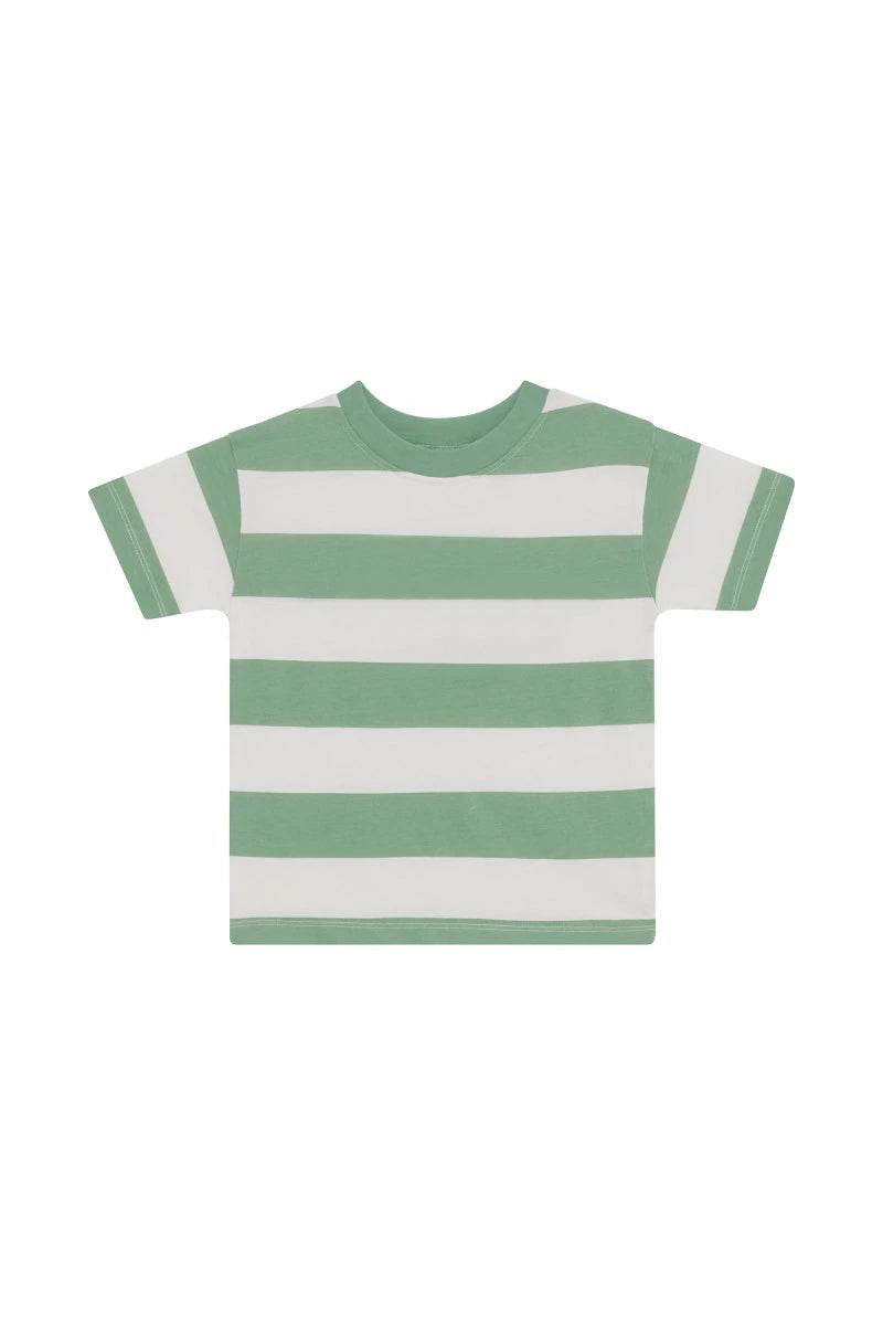 Bonds Kids Short Sleeve Crew Tee - Horizontal Rugby Stripe - Outlet Shop For Kids
