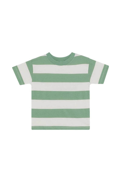 Bonds Kids Short Sleeve Crew Tee - Horizontal Rugby Stripe - Outlet Shop For Kids