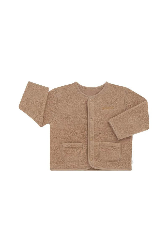 Bonds Kids Teddy Fleece Jacket Almond Latte