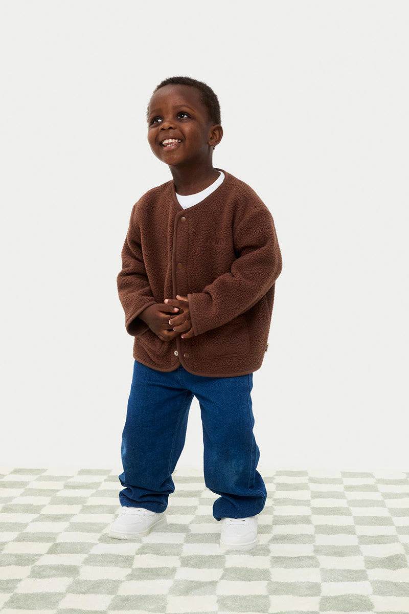 Bonds Kids Teddy Fleece Jacket - Truffle - Outlet Shop For Kids