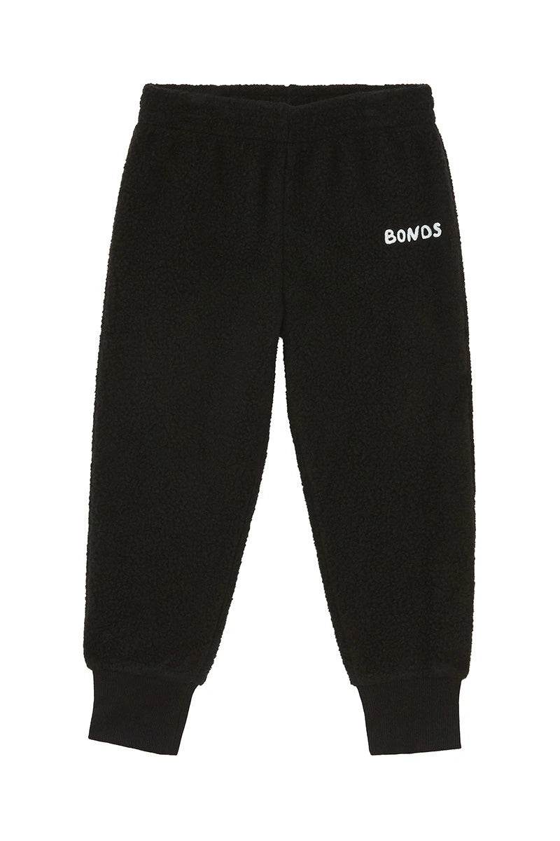 Bonds Kids Teddy Fleece Trackie - Nu Black - Outlet Shop For Kids