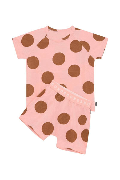 Bonds Kids Tee Sleep Set - Playful Spots Pink - Outlet Shop For Kids