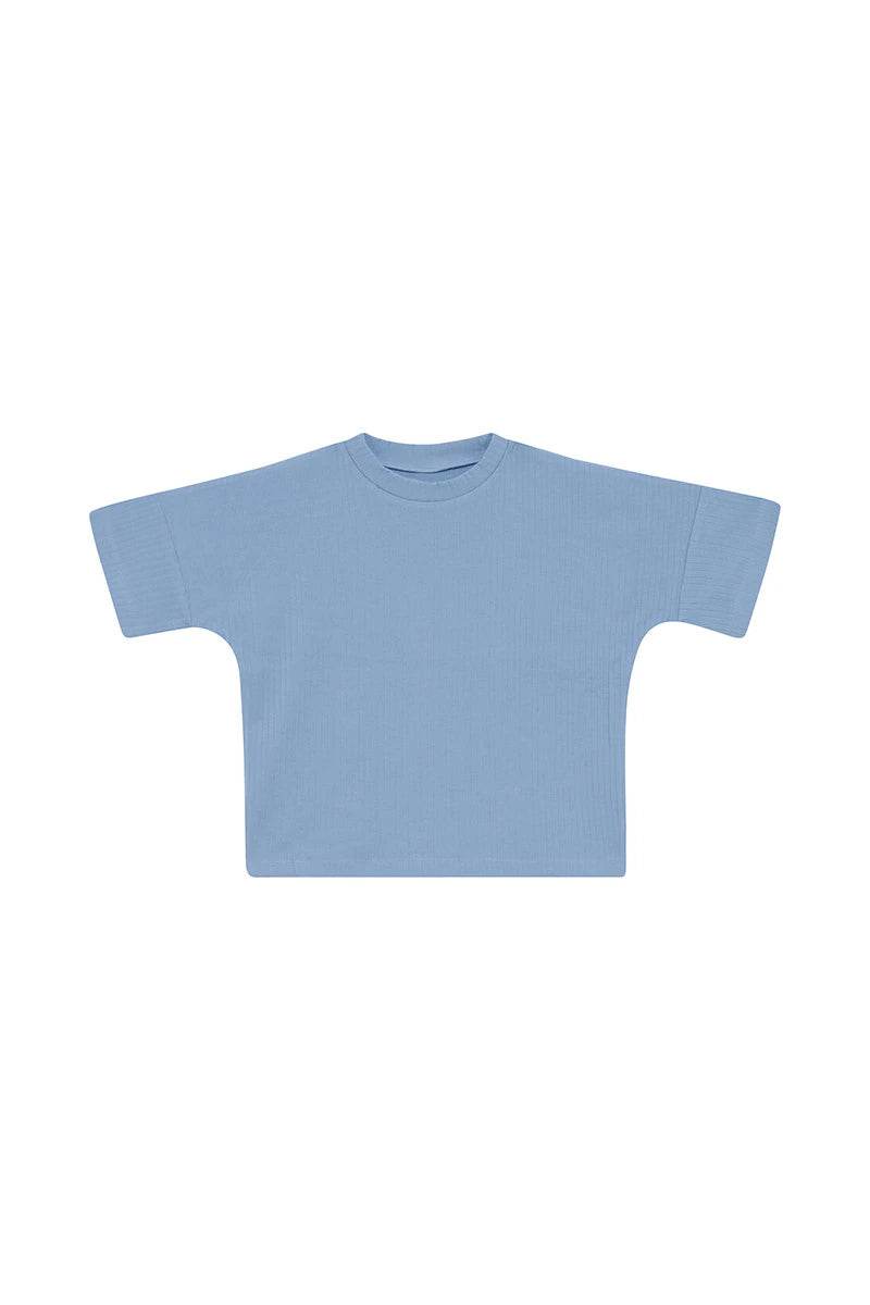 Bonds Kids Wide Rib Tee - Blueberry Cream - Outlet Shop For Kids