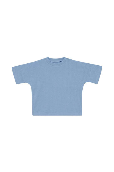 Bonds Kids Wide Rib Tee - Blueberry Cream - Outlet Shop For Kids