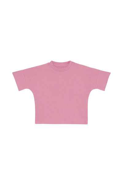 Bonds Kids Wide Rib Tee - Strawberry Milkshake - Outlet Shop For Kids