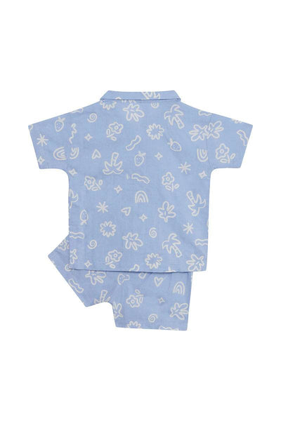 Bonds Kids Woven Sleep Set - Island Oasis Blue - Outlet Shop For Kids