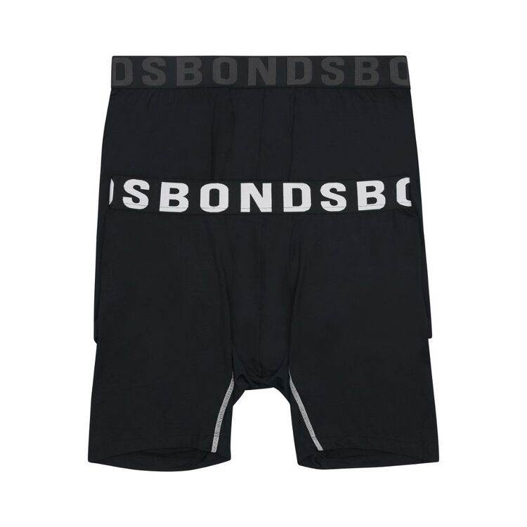Bonds Men's Chafe Off Trunk 2 Pack - Black - Outlet Shop For Kids