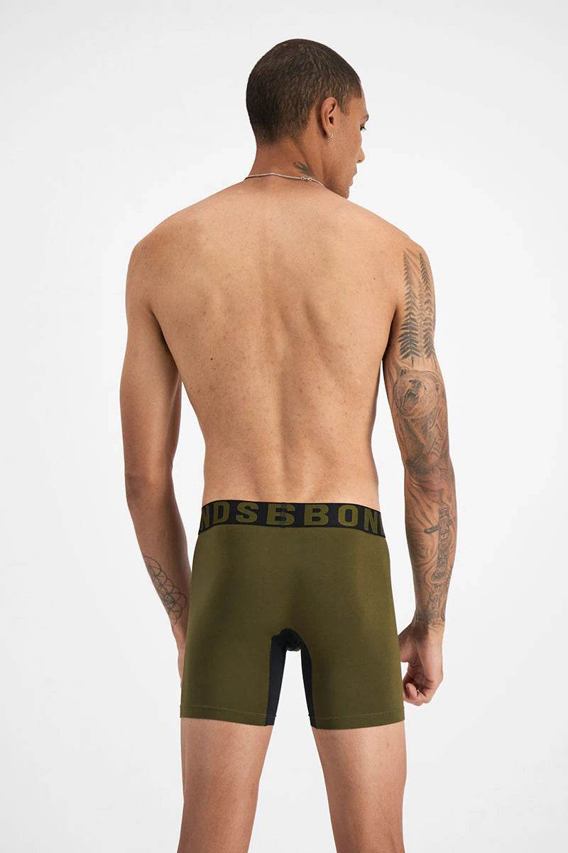 Bonds Men's Chafe Off Trunk 2 Pack - Black/Moray - Outlet Shop For Kids