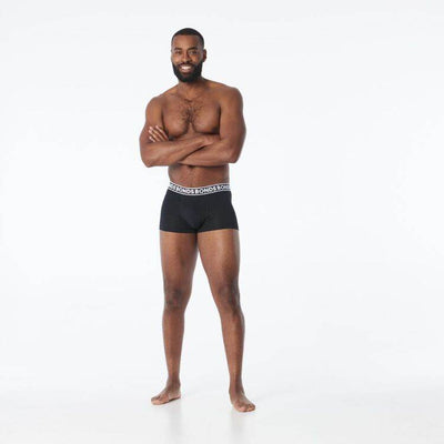 Bonds Men's Faves Trunks 3 Pack - Black With Teal/Red/White - Outlet Shop For Kids