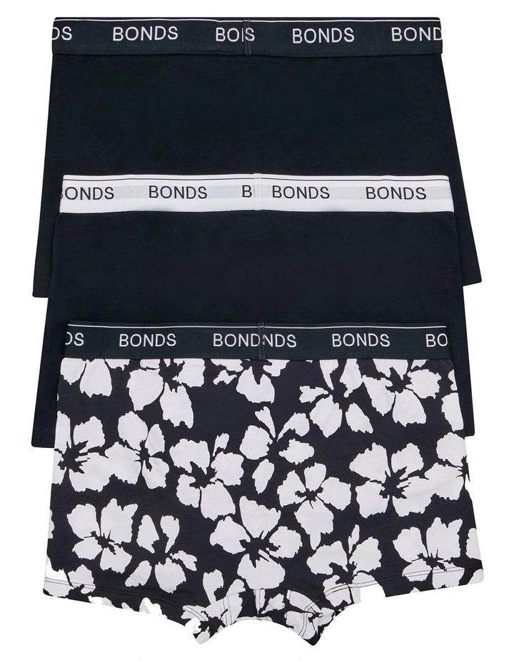 Bonds Men's Guyfront Trunk 3 Pack - Floral Fusion - Outlet Shop For Kids