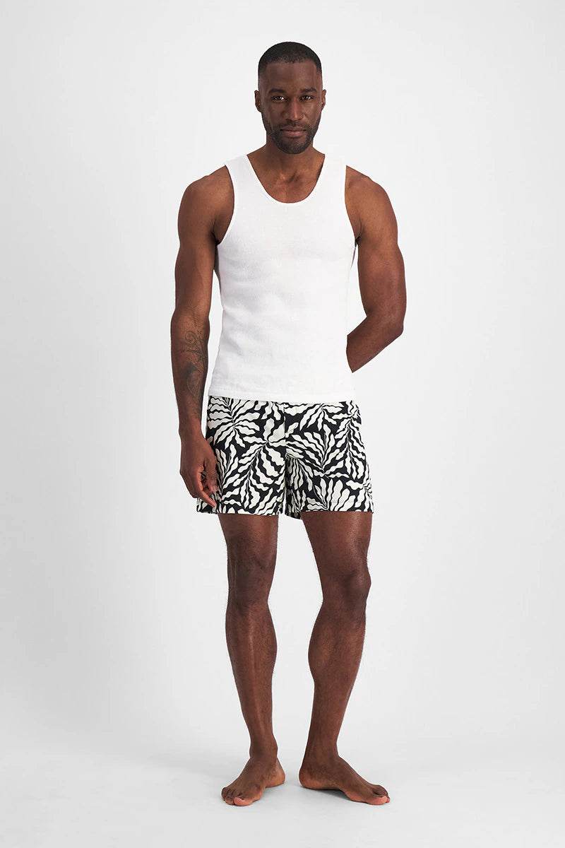 Bonds Men's Sleep Aussie Cotton Short - Wavy Fern - Outlet Shop For Kids