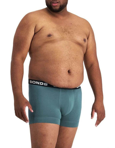 Bonds Men's Total Package Trunk 3 Pack - Black/Grapeness - Outlet Shop For Kids