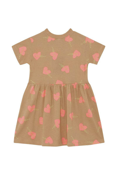 Bonds Next Gen Short Sleeve Tee Dress - Love Bonds Pale Almond - Outlet Shop For Kids
