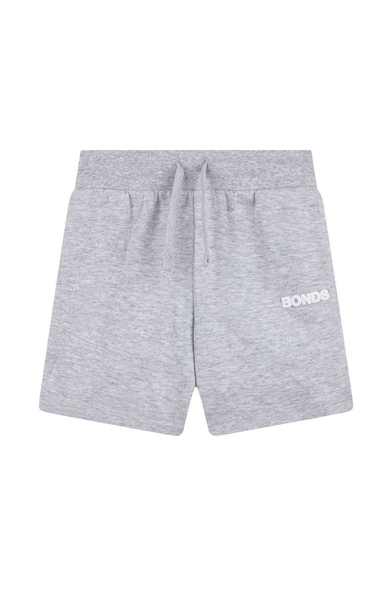 Bonds Tech Sweats Shorts - New Grey Marle - Outlet Shop For Kids