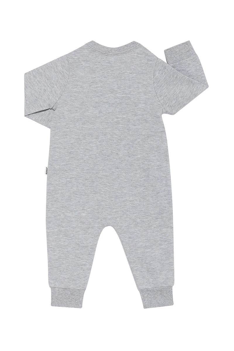 Bonds Tech Sweats Zip Wondersuit - New Grey Marle - Outlet Shop For Kids