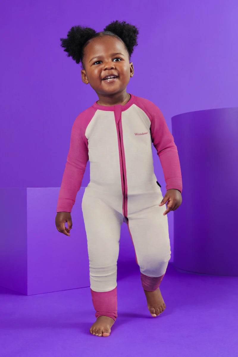 Bonds Value Zip Wondersuit - Lolly Ice / Macadamia - Outlet Shop For Kids