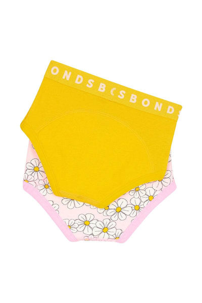 Bonds Whoopsies Toilet Training Undies 2 Pack - Pink Daisy - Outlet Shop For Kids