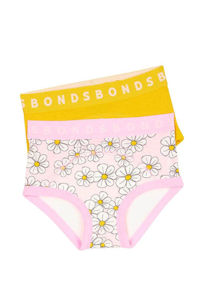 Bonds Whoopsies Toilet Training Undies 2 Pack - Pink Daisy - Outlet Shop For Kids