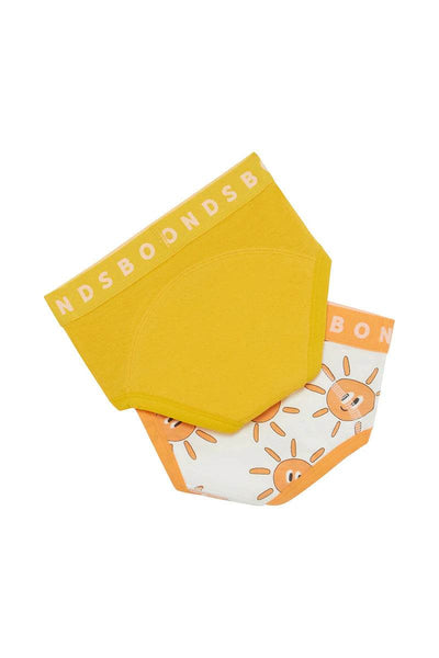 Bonds Whoopsies Toilet Training Undies 2 Pack - Sunny Smile / Midsummer Gold - Outlet Shop For Kids