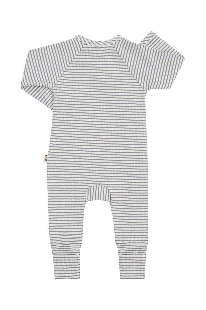 Bonds Wide Needle Rib Coverall - Paris Purple/Marscapone - Outlet Shop For Kids