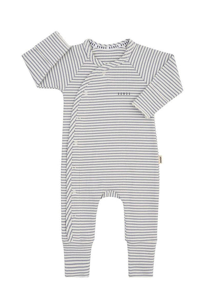 Bonds Wide Needle Rib Coverall - Paris Purple/Marscapone - Outlet Shop For Kids