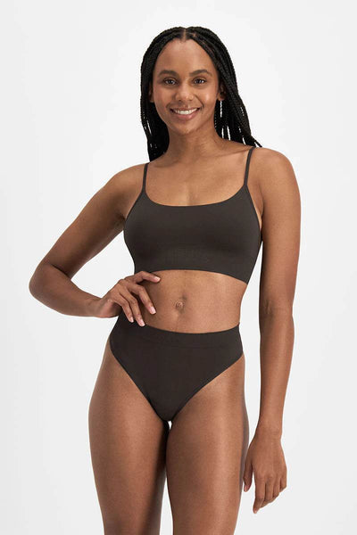Bonds Womens Bases Seamless Gee - Dusted Black - Outlet Shop For Kids